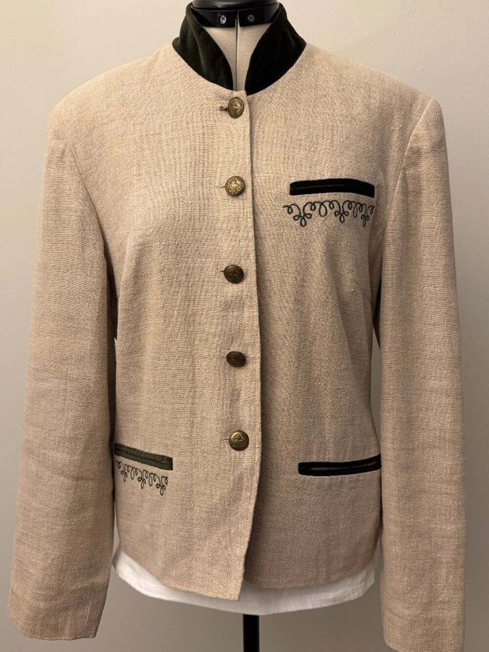 Steilmann linen Beige Blazer  size 10